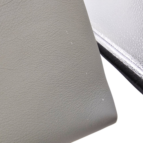 By The Way Medium Grey Shoulder Bag in Calfskin Silver hardware