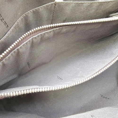 By The Way Medium Grey Shoulder Bag in Calfskin Silver hardware