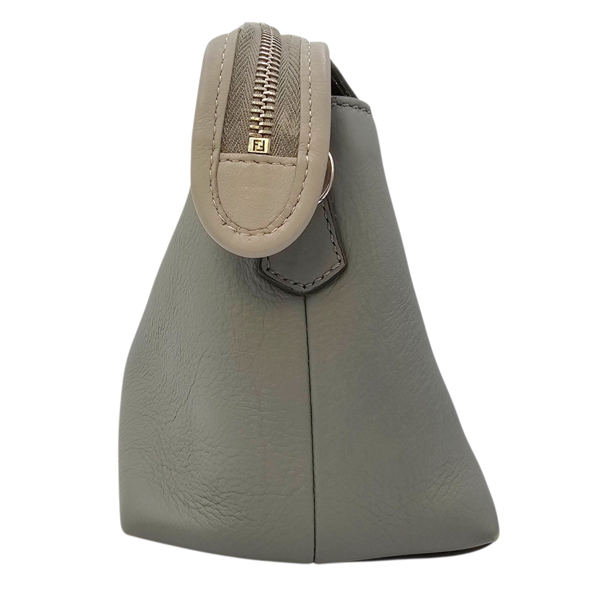 By The Way Medium Grey Shoulder Bag in Calfskin Silver hardware CL2604-20816 3