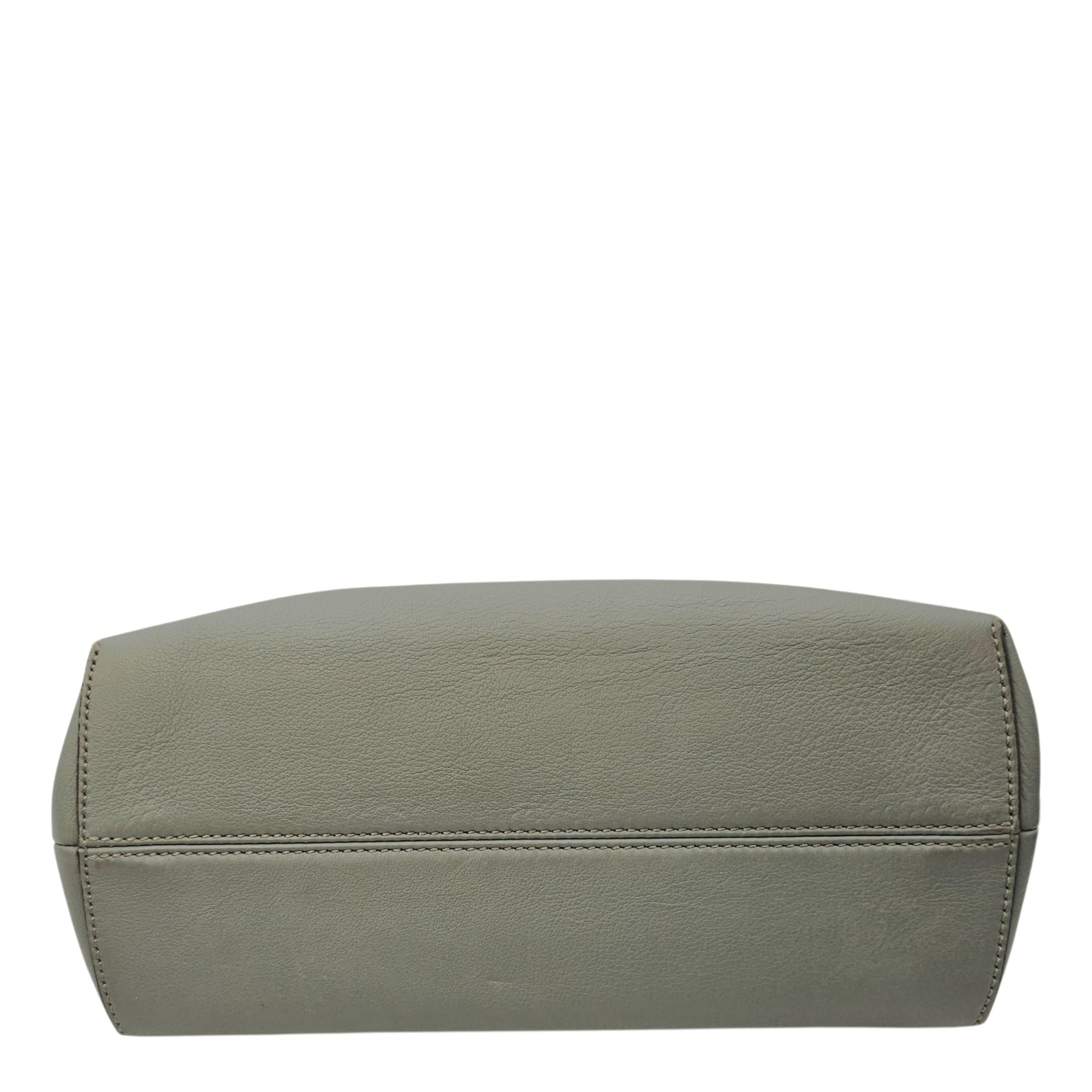 By The Way Medium Grey Shoulder Bag in Calfskin Silver hardware CL2604-20816 5