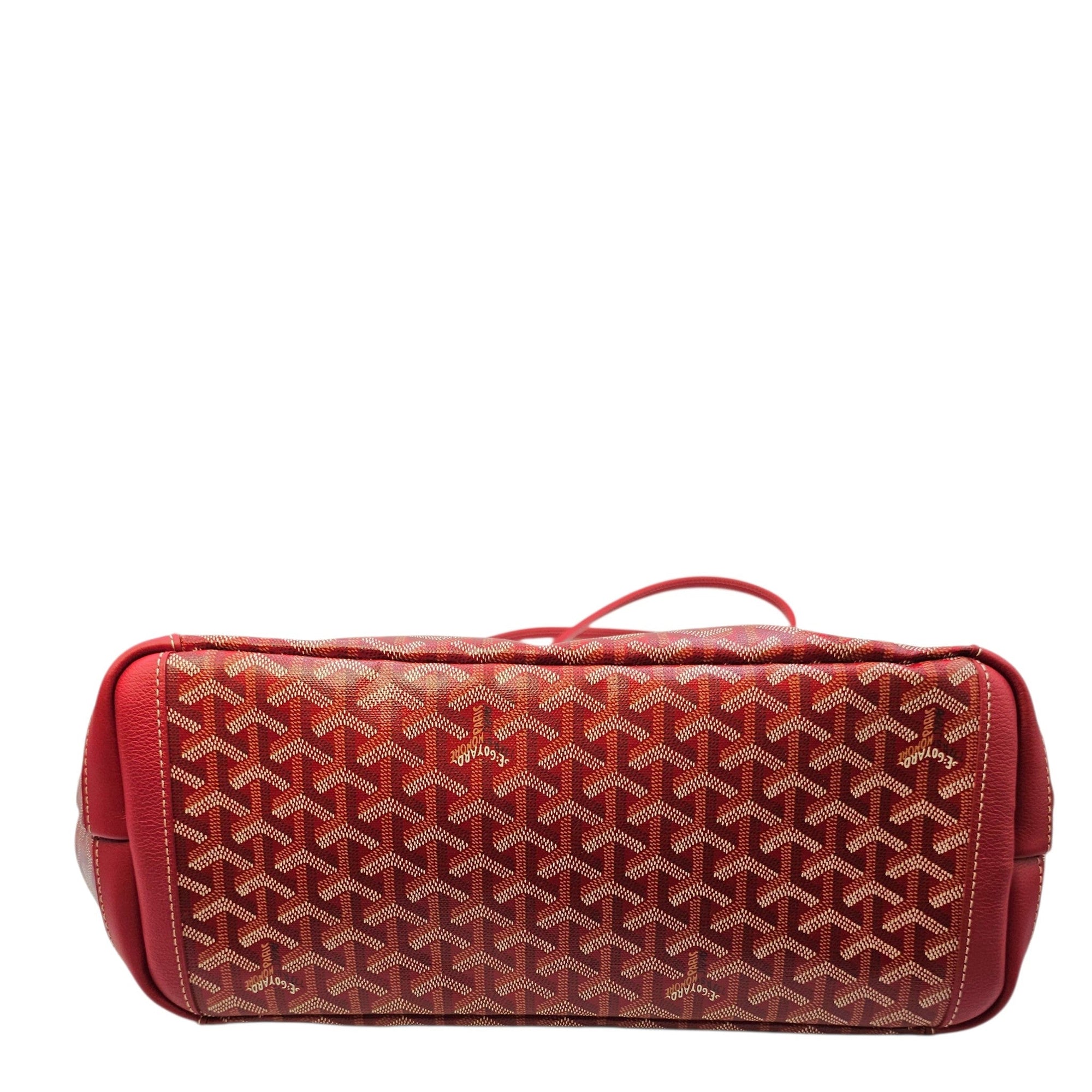 Artois MM Red Tote Bag in Canvas Silver hardware CL2604-20821 5