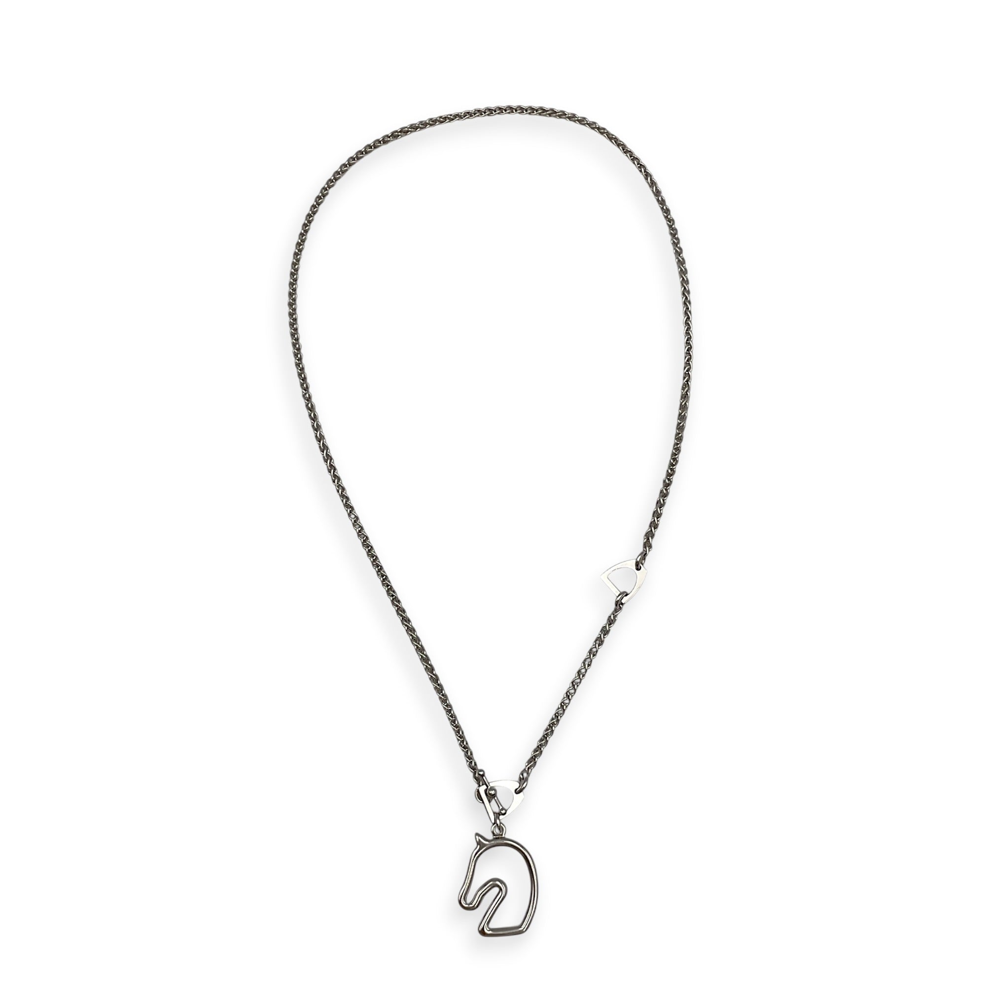 Tonnerre Small Model Black Necklace Palladium hardware CL2604-20826 2