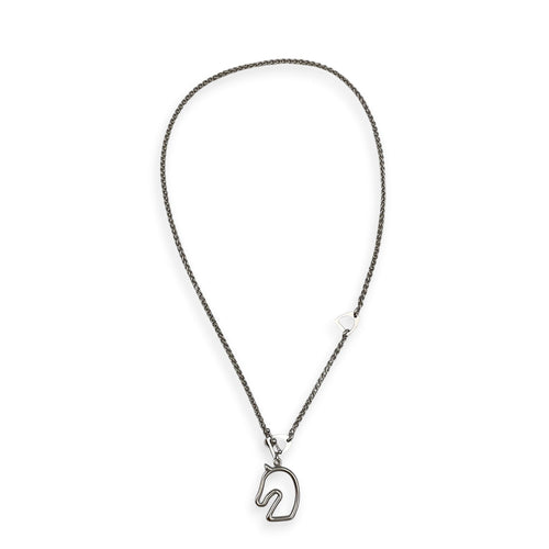 Tonnerre Small Model Black Necklace Palladium hardware CL2604-20826 2