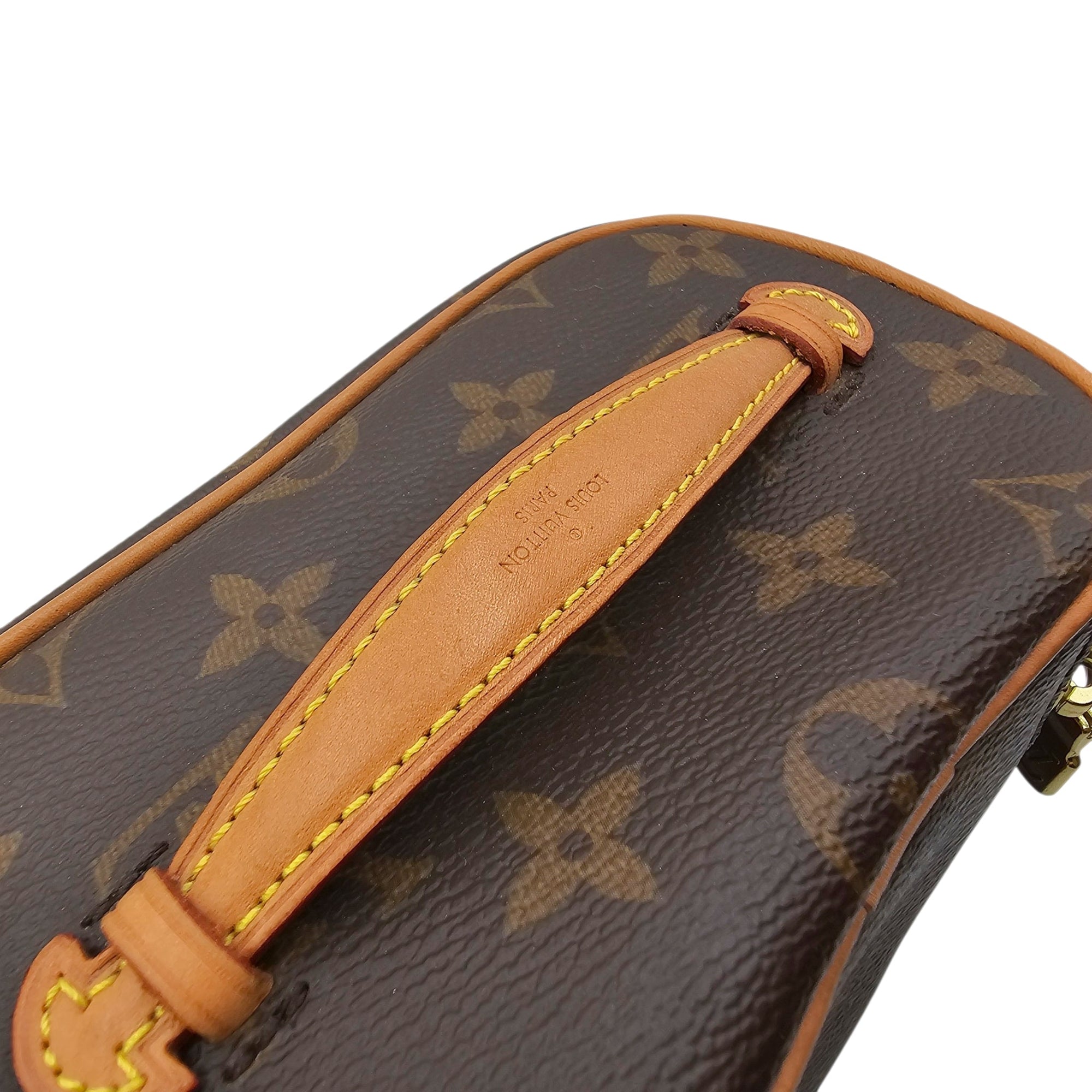 Monogram Nano Brown Vanity Case in Canvas Gold hardware CL2604-20829 11