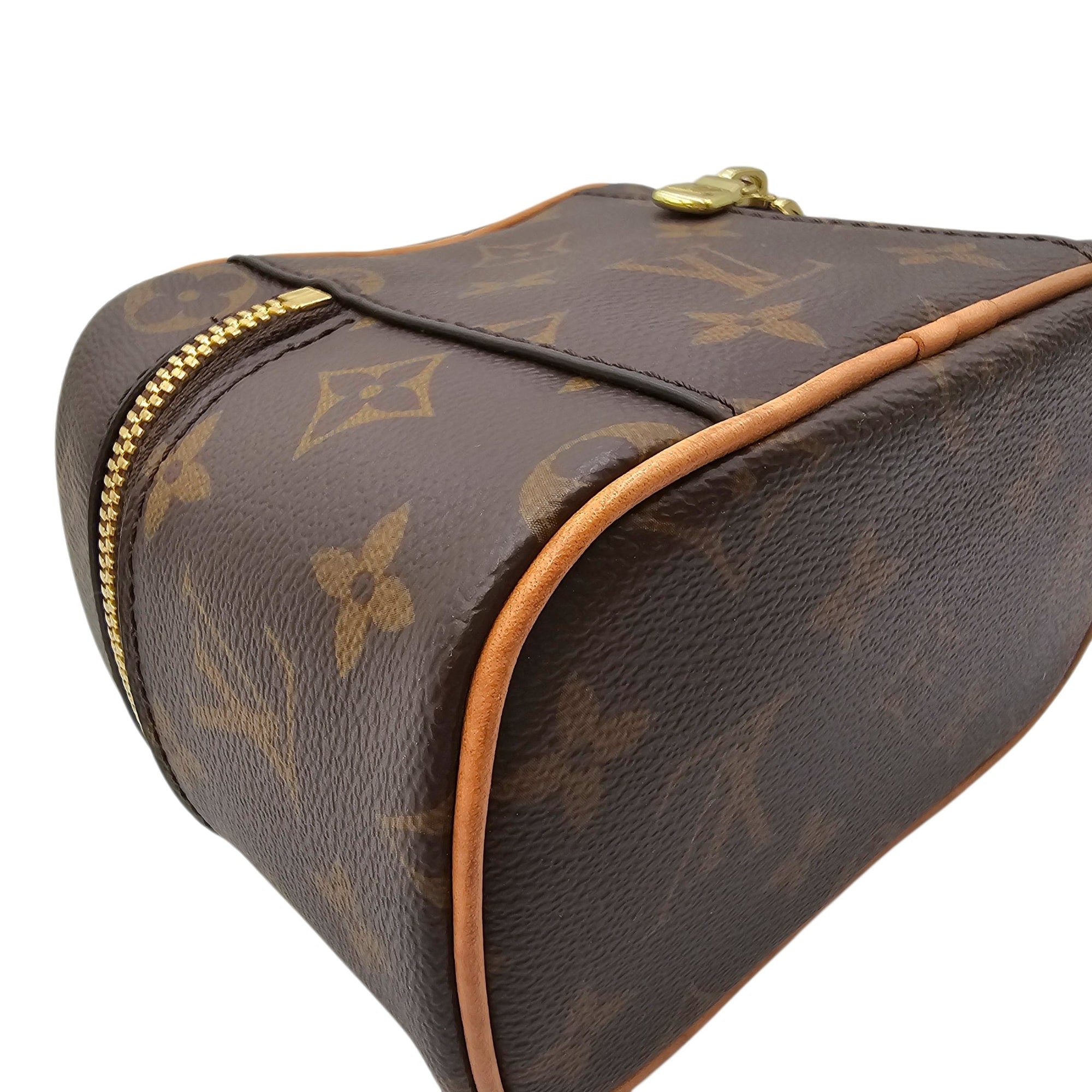 Monogram Nano Brown Vanity Case in Canvas Gold hardware CL2604-20829 12