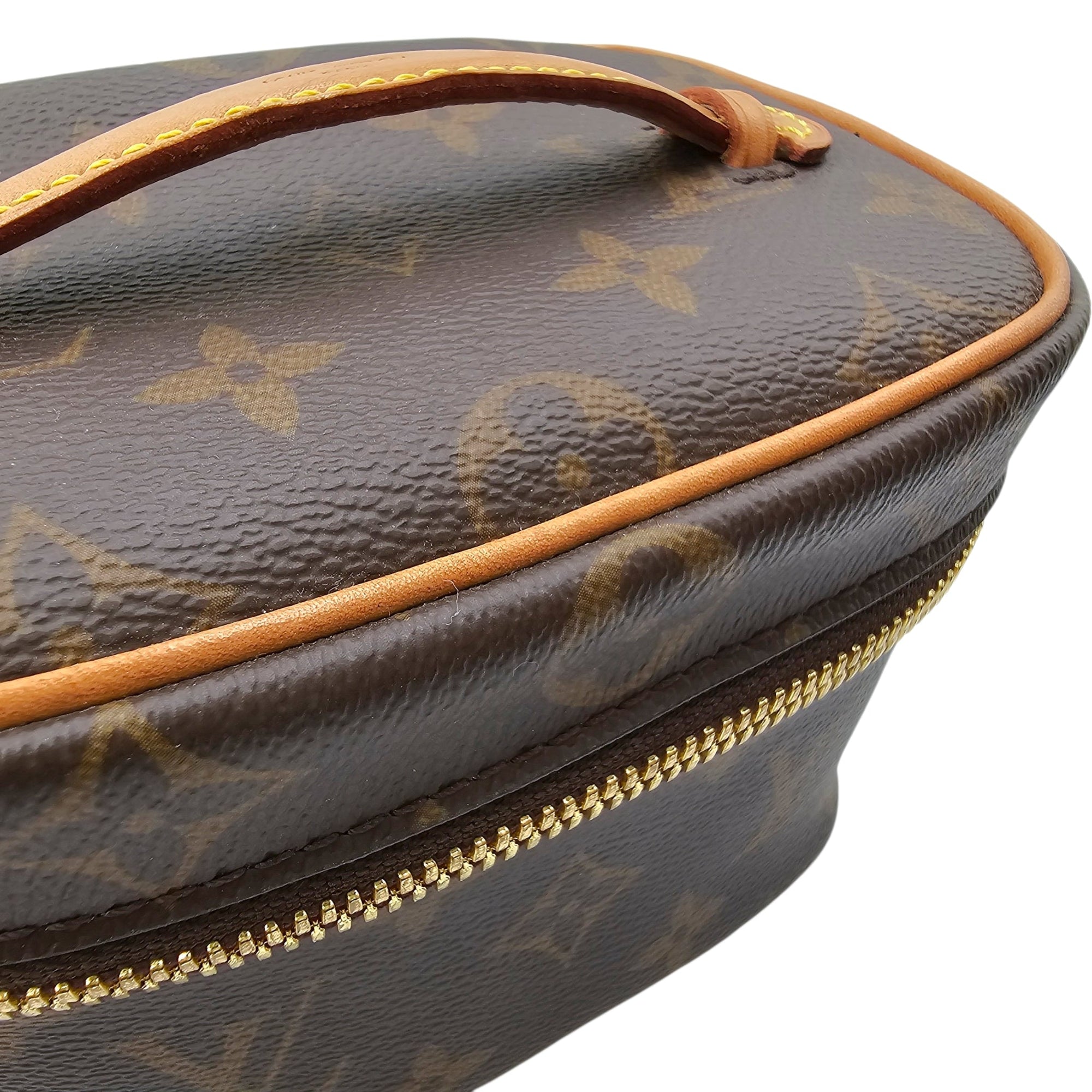 Monogram Nano Brown Vanity Case in Canvas Gold hardware CL2604-20829 14