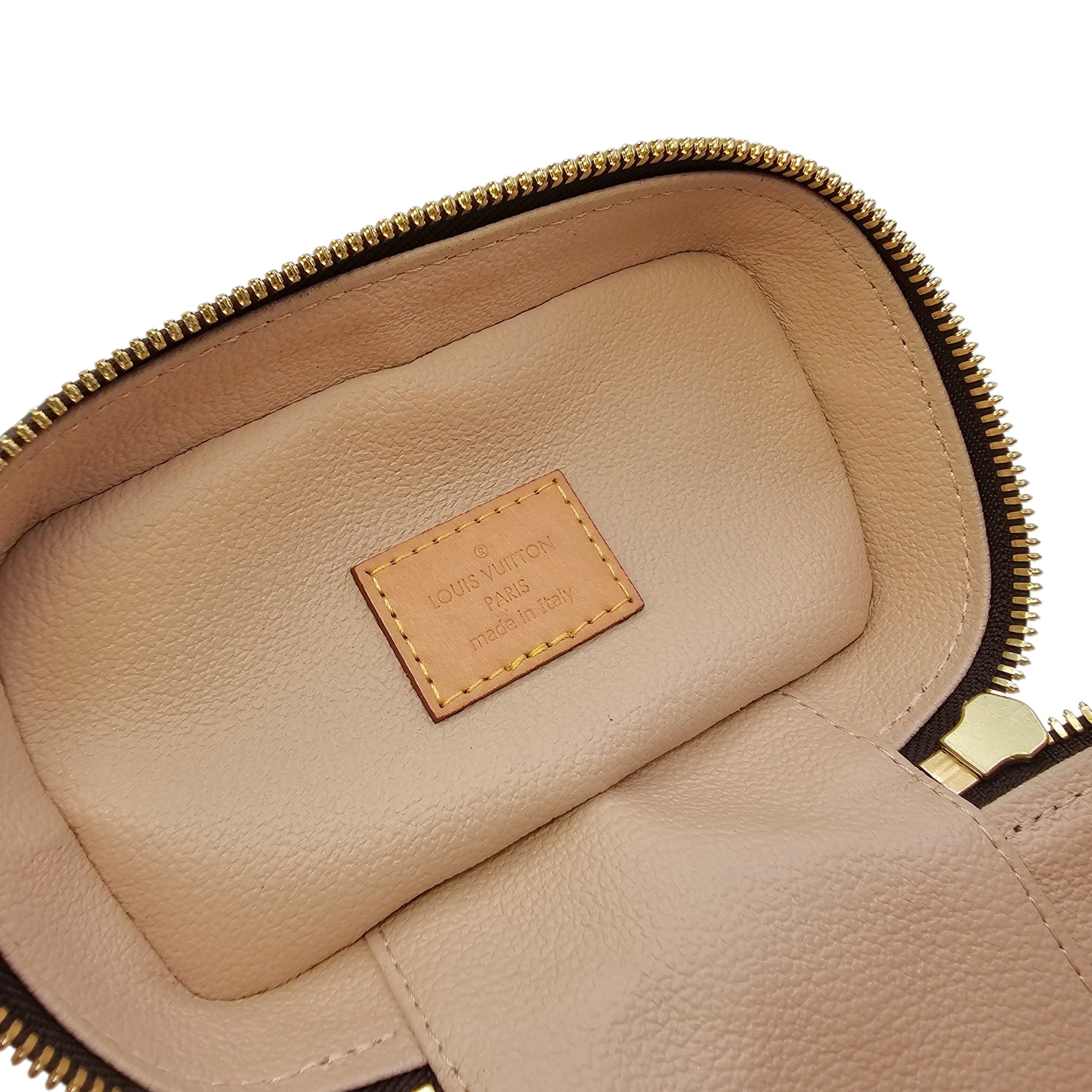 Monogram Nano Brown Vanity Case in Canvas Gold hardware CL2604-20829 15