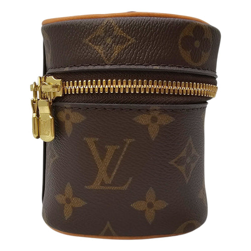 Monogram Nano Brown Vanity Case in Canvas Gold hardware CL2604-20829 3