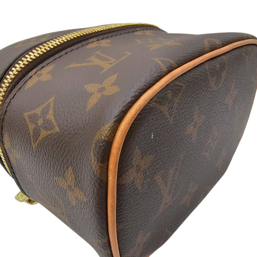 Monogram Nano Brown Vanity Case in Canvas Gold hardware CL2604-20829 7