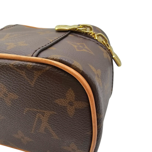 Monogram Nano Brown Vanity Case in Canvas Gold hardware CL2604-20829 8