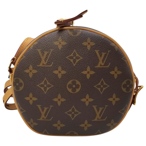 Boite Chapeau Souple PM Monogram Brown Crossbody Bag in Canvas Gold hardware