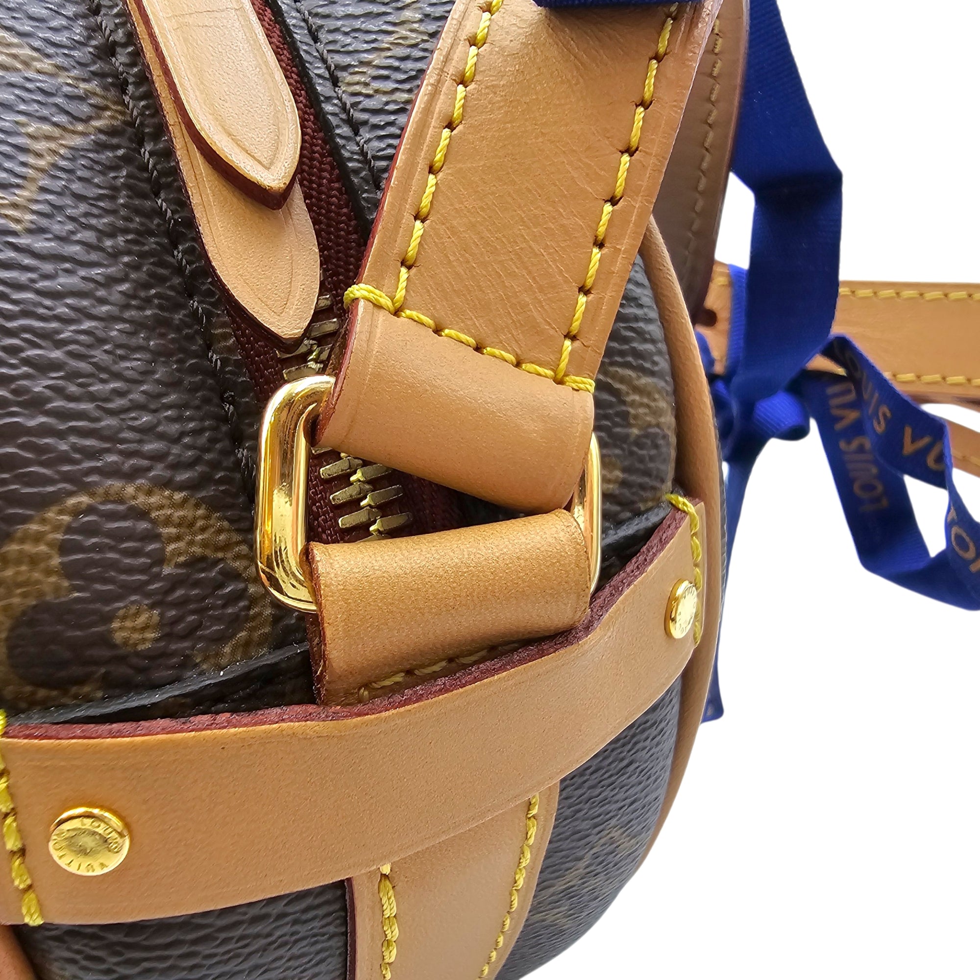 Boite Chapeau Souple PM Monogram Brown Crossbody Bag in Canvas Gold hardware