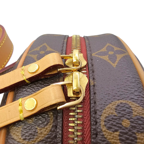 Boite Chapeau Souple PM Monogram Brown Crossbody Bag in Canvas Gold hardware