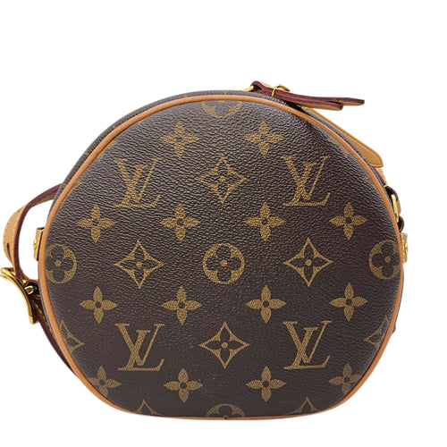 Boite Chapeau Souple PM Monogram Brown Crossbody Bag in Canvas Gold hardware