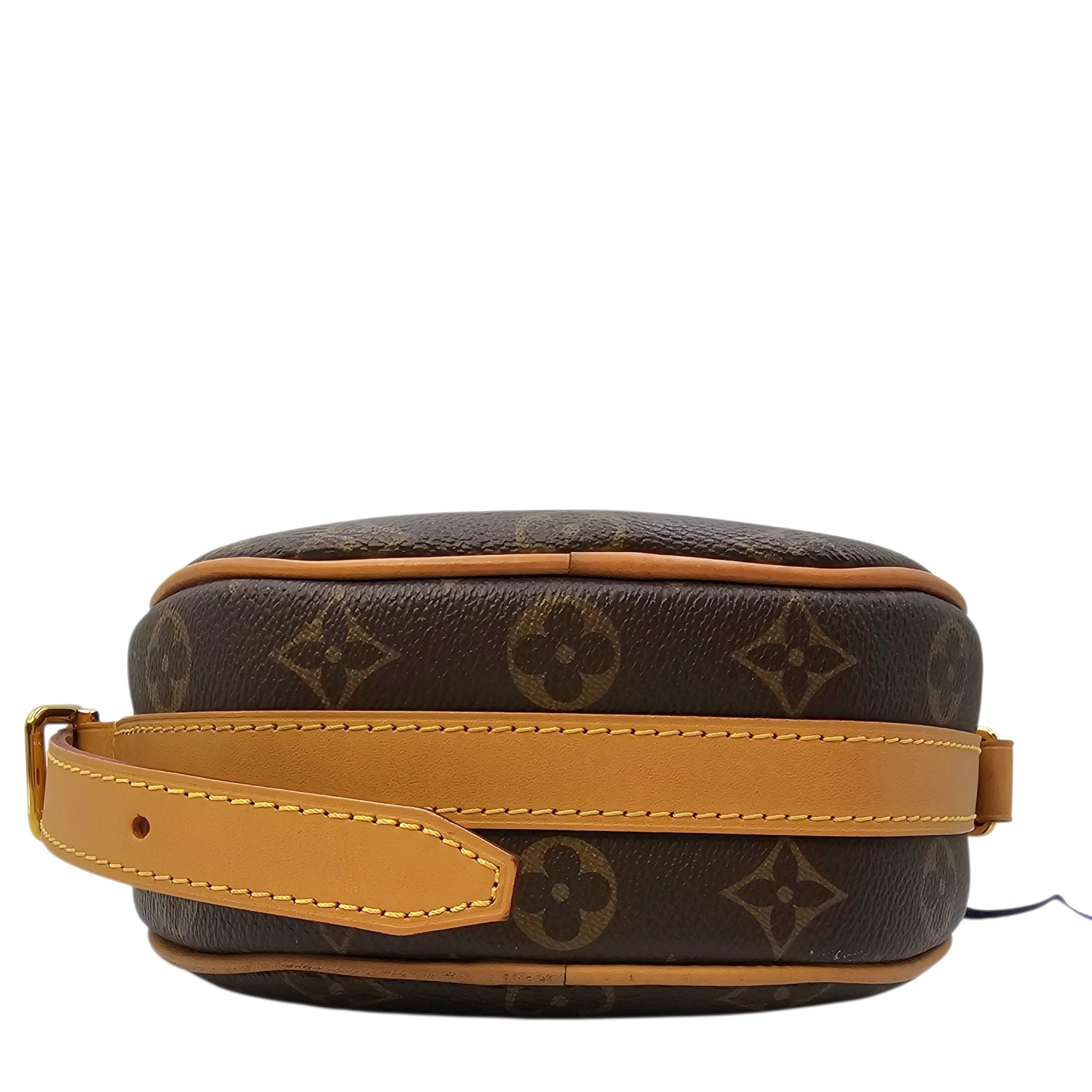 Boite Chapeau Souple PM Monogram Brown Crossbody Bag in Canvas Gold hardware