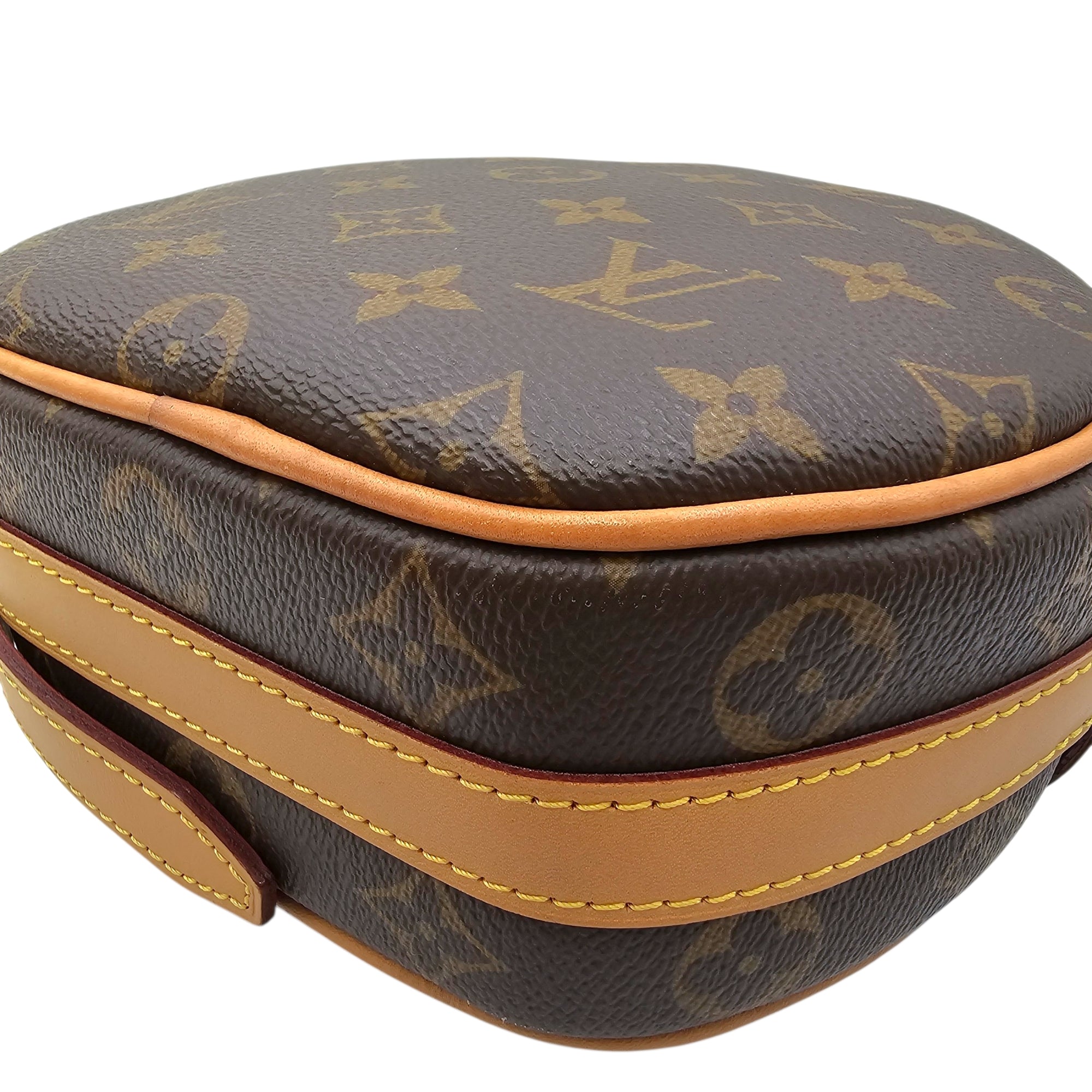 Boite Chapeau Souple PM Monogram Brown Crossbody Bag in Canvas Gold hardware
