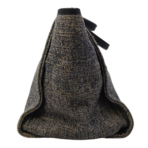 Deauville Large Purple Tote Bag in Tweed Gold hardware CL2604-20839 3