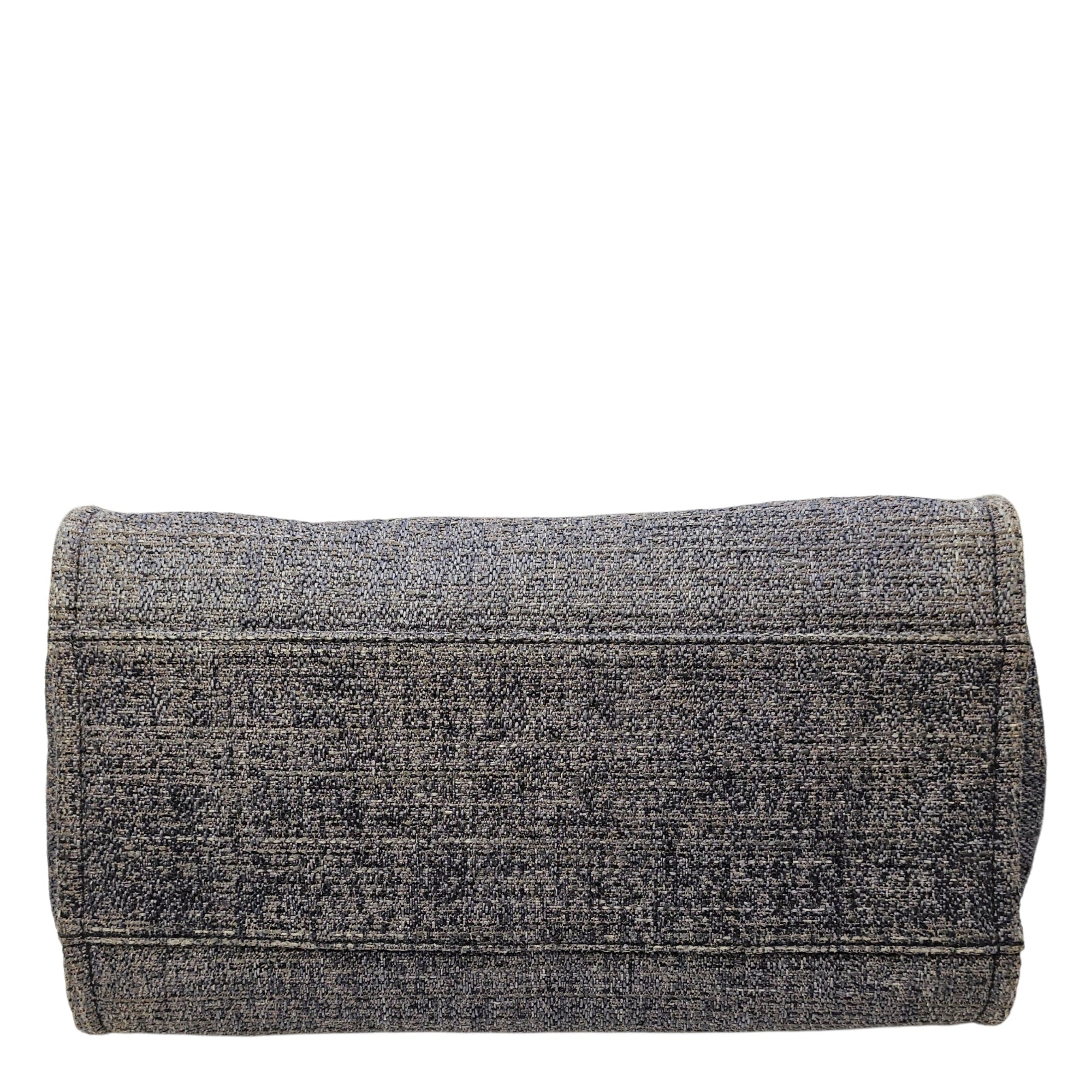 Deauville Large Purple Tote Bag in Tweed Gold hardware CL2604-20839 5