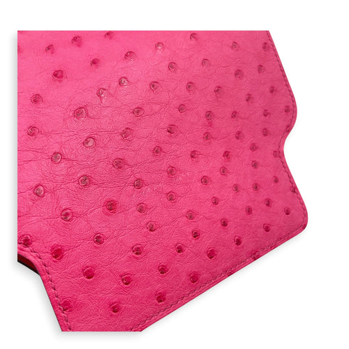 Roulis 23 Rose Tyrien in Ostrich Palladium hardware CL2604-20868 11