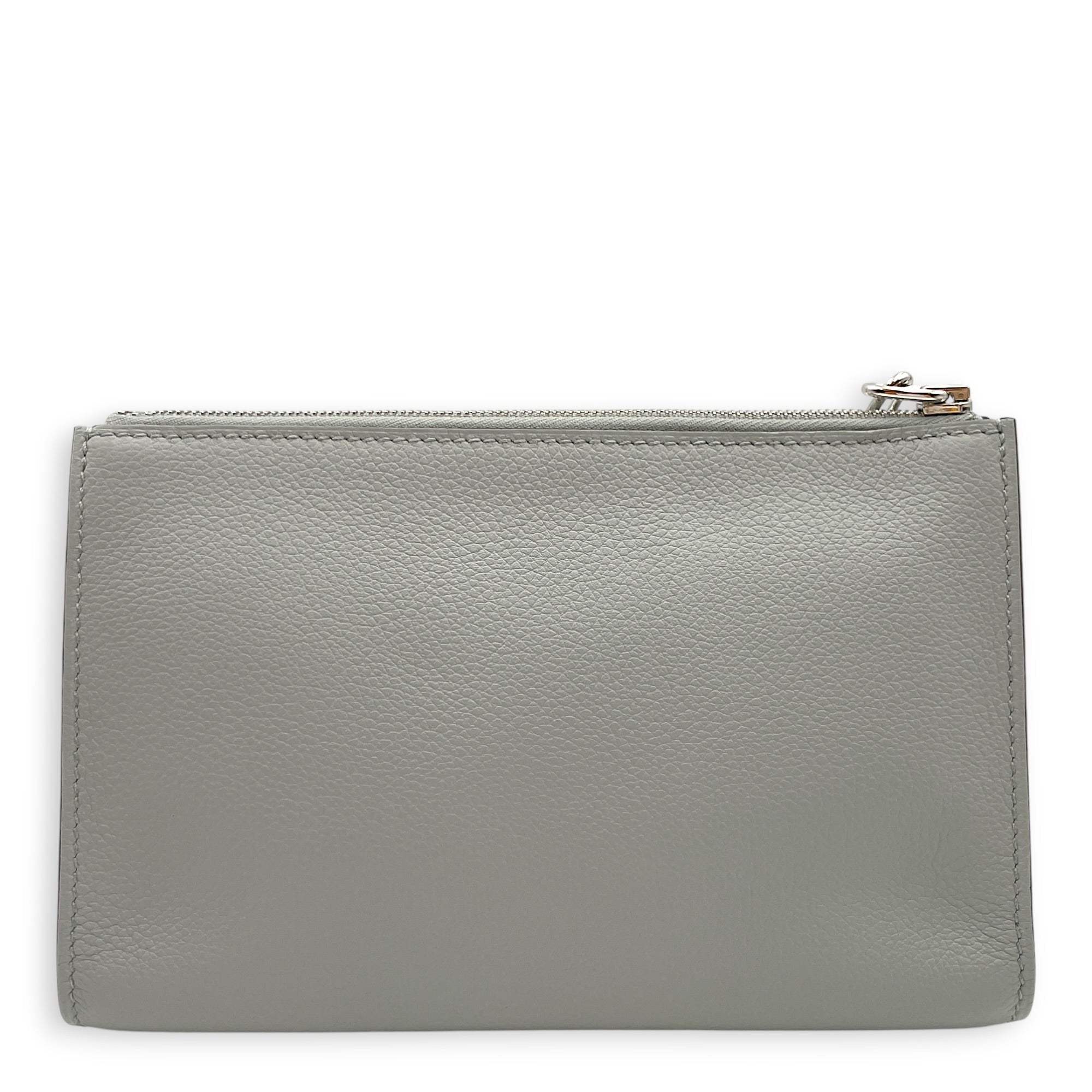 Zipengo Chaine d'Ancre PM pouch Blue Glacier Pouch in Evercolor Palladium hardware CL2604-20886 2
