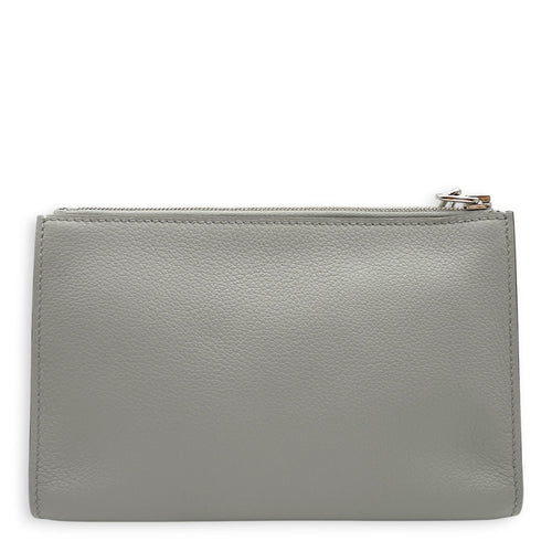 Zipengo Chaine d'Ancre PM pouch Blue Glacier Pouch in Evercolor Palladium hardware CL2604-20886 2