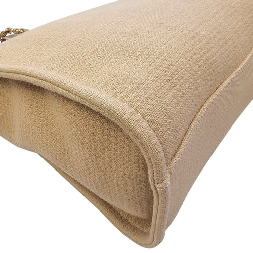 Deauville Small Beige Tote Bag in Canvas Gold hardware CL2604-20888 11