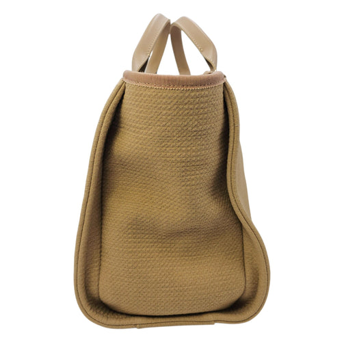 Deauville Small Beige Tote Bag in Canvas Gold hardware CL2604-20888 4