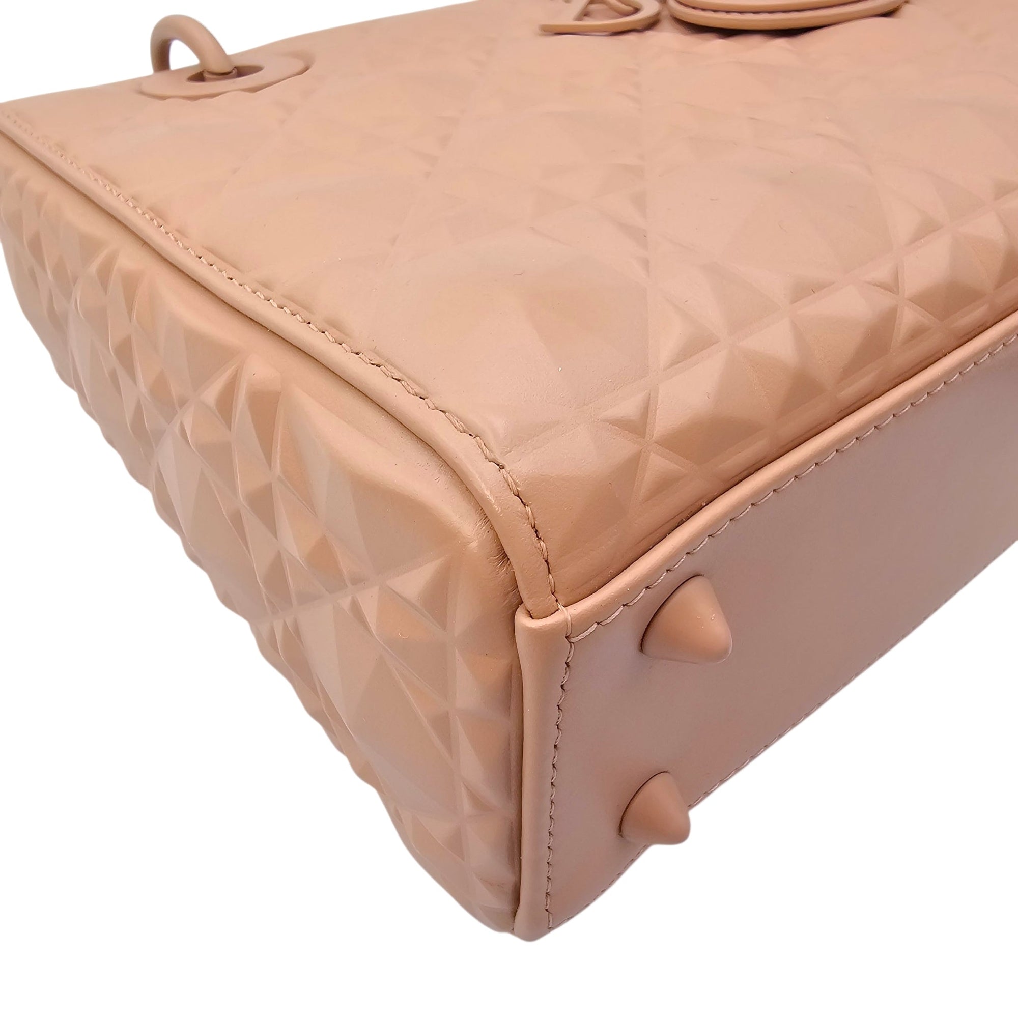 Lady Dior MyABC with Diamond Cannage Motif Small Pink Top Handle Bag in Calfskin Coated hardware CL2604-20889 10