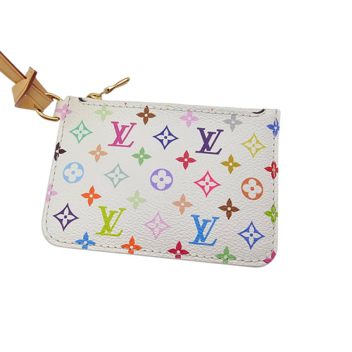 LV x TM Multicolour All In BB White Shoulder Bag in Canvas Gold hardware