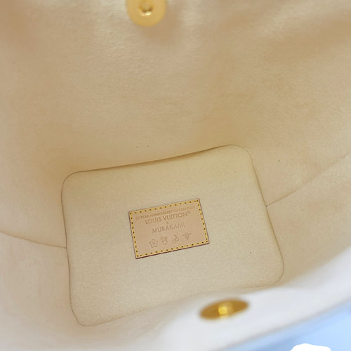 LV x TM Multicolour All In BB White Shoulder Bag in Canvas Gold hardware