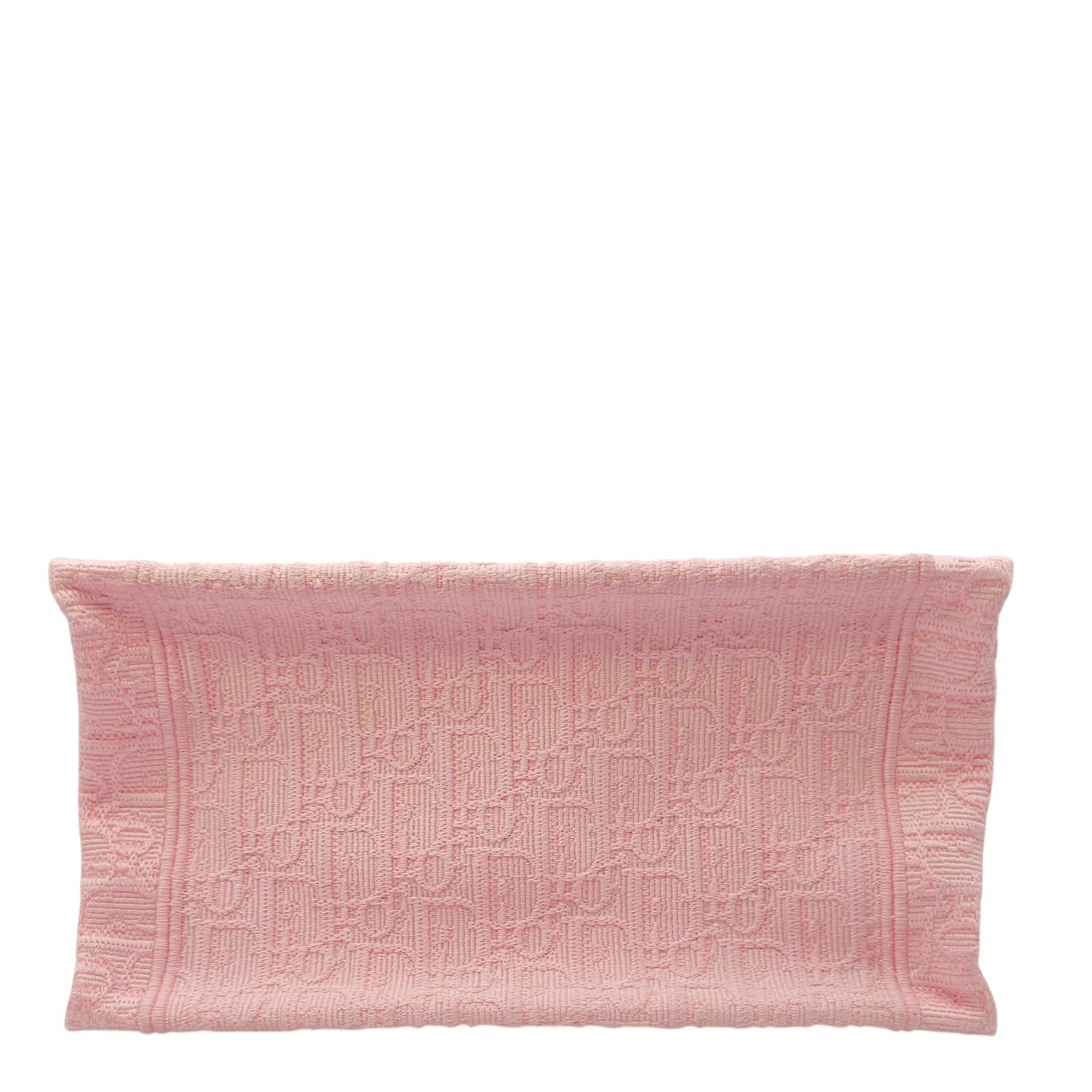 Spring/Summer 2026 Dioramour Embroidered Book Tote Pink Top Handle Bag in Canvas Silver hardware CL2604-20893 5