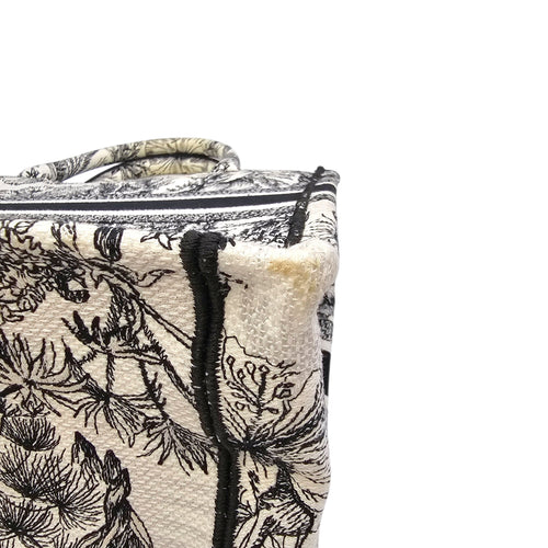 Book Tote Small Black Top Handle Bag in Canvas CL2604-20895 10