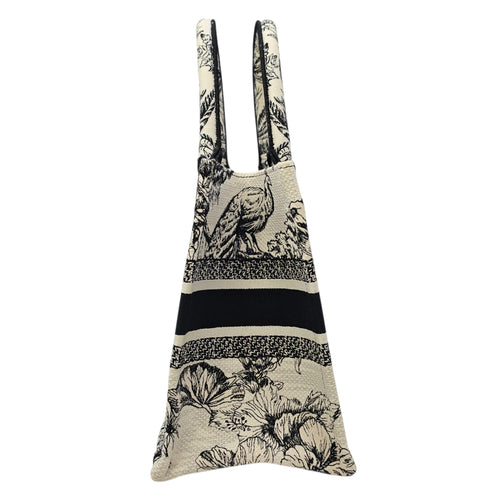 Book Tote Small Black Top Handle Bag in Canvas CL2604-20895 3