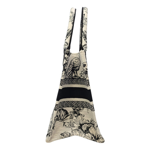 Book Tote Small Black Top Handle Bag in Canvas CL2604-20895 4