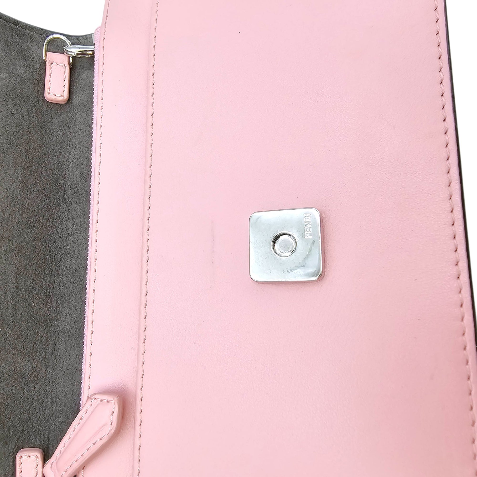 Monster WOC Pink Crossbody Bag in Calfskin Silver hardware CL2604-20897 16