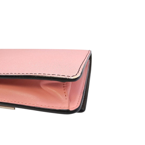 Monster WOC Pink Crossbody Bag in Calfskin Silver hardware CL2604-20897 9