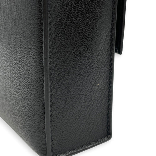 Verrou Chaine Mini Black in Chevre Chamkila Permabrass hardware CL2604-20898 11