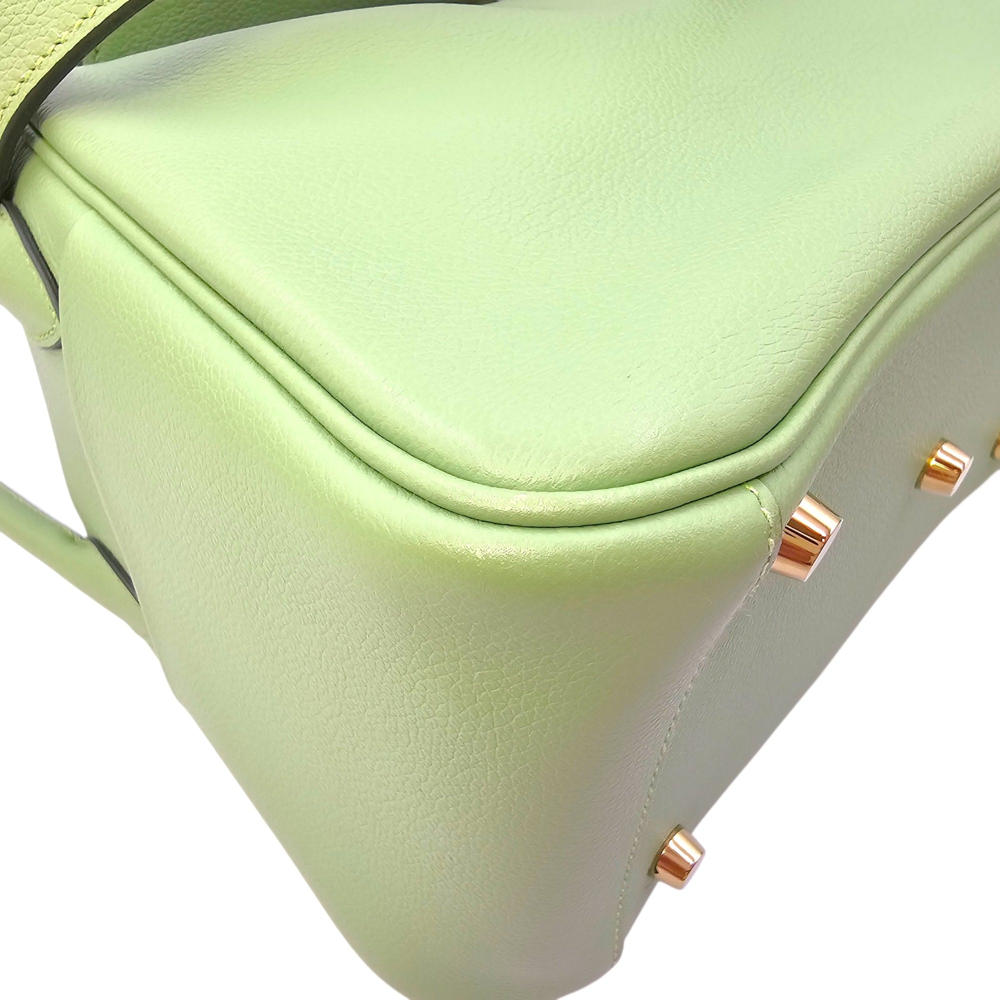 Lindy 26 Vert Criquet in Evercolor Gold hardware CL2604-20899 10