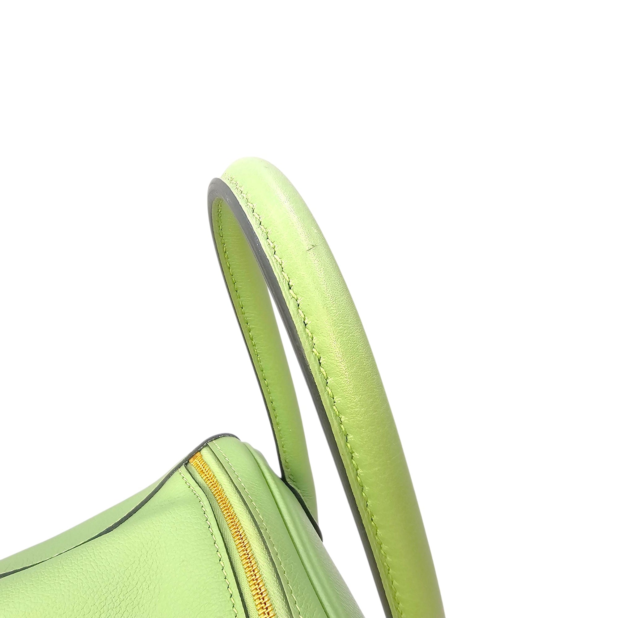 Lindy 26 Vert Criquet in Evercolor Gold hardware CL2604-20899 17