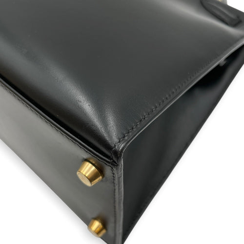 Sellier Kelly 28 Black in Box Gold hardware CL2604-20901 10