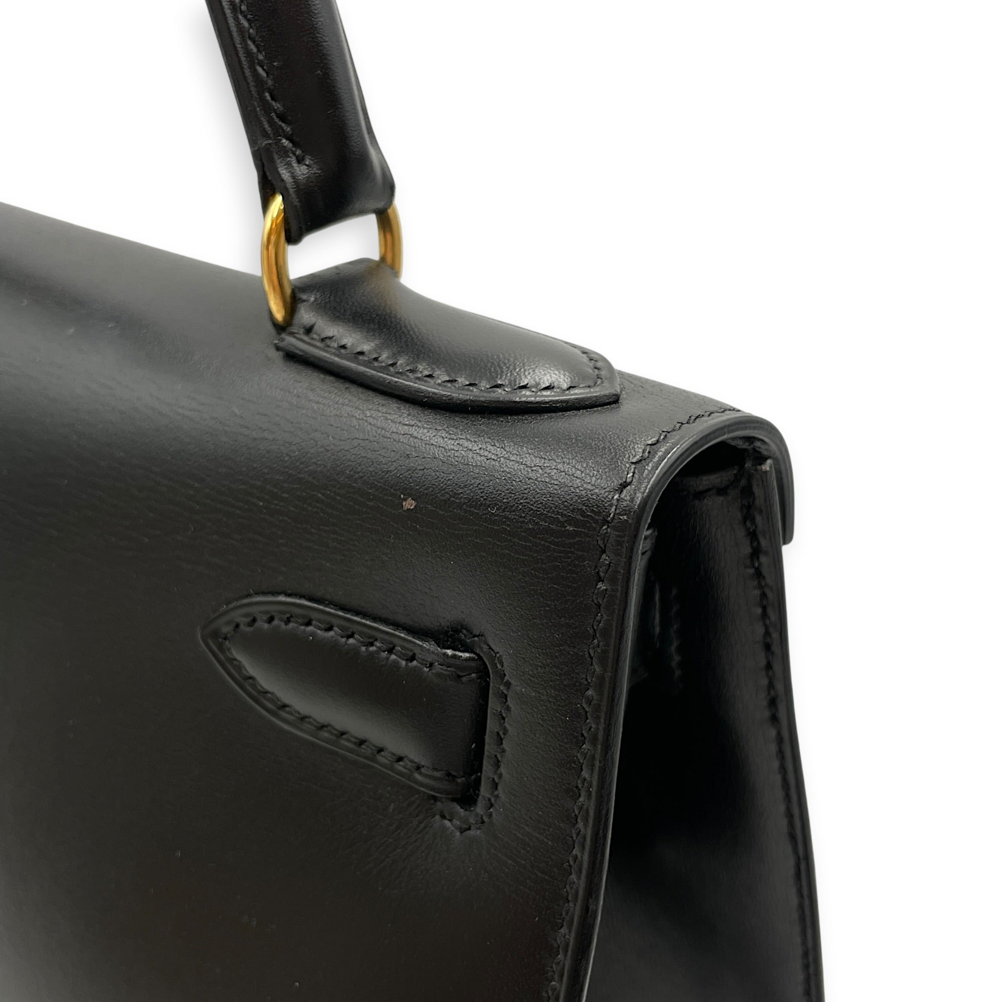 Sellier Kelly 28 Black in Box Gold hardware CL2604-20901 14