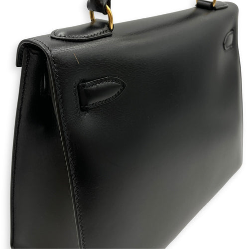 Sellier Kelly 28 Black in Box Gold hardware CL2604-20901 15