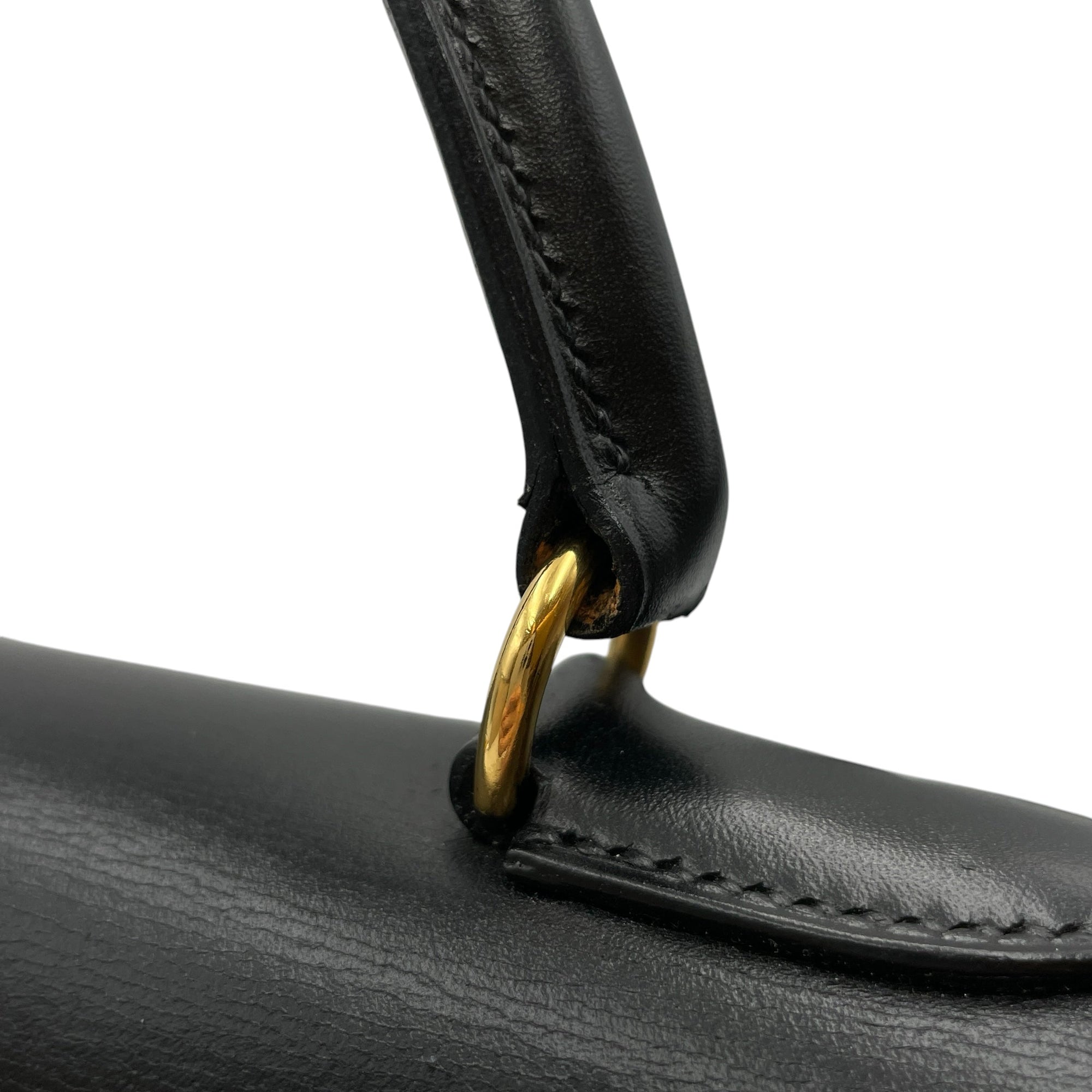 Sellier Kelly 28 Black in Box Gold hardware CL2604-20901 18