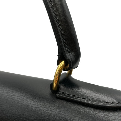 Sellier Kelly 28 Black in Box Gold hardware CL2604-20901 18
