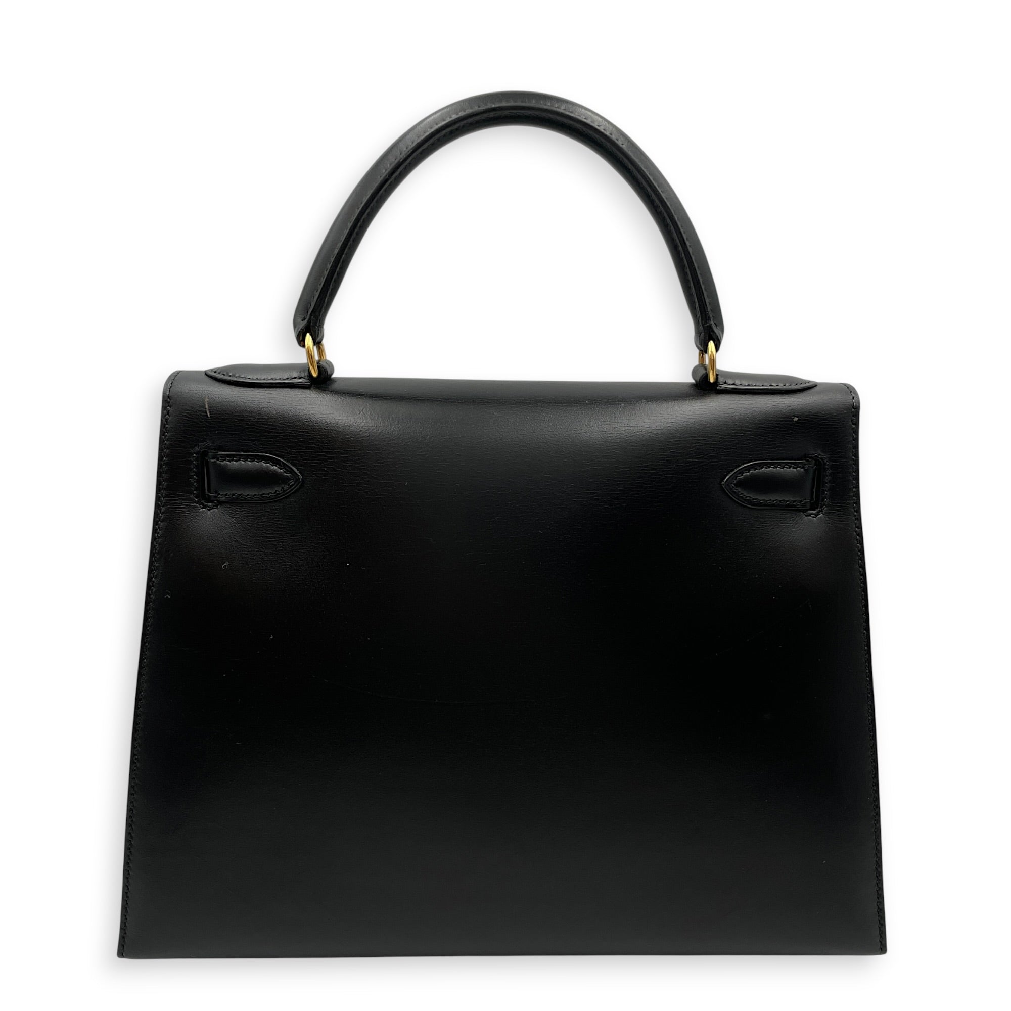 Sellier Kelly 28 Black in Box Gold hardware CL2604-20901 2