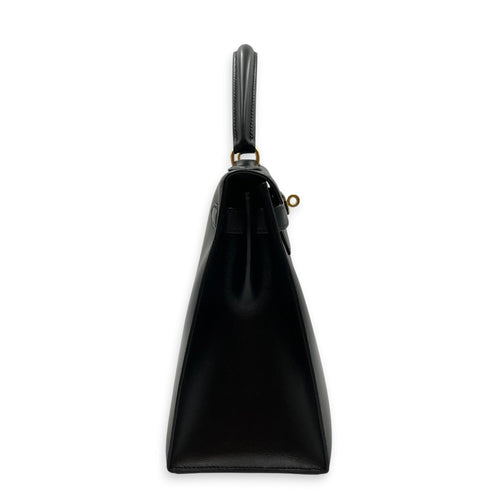 Sellier Kelly 28 Black in Box Gold hardware CL2604-20901 3