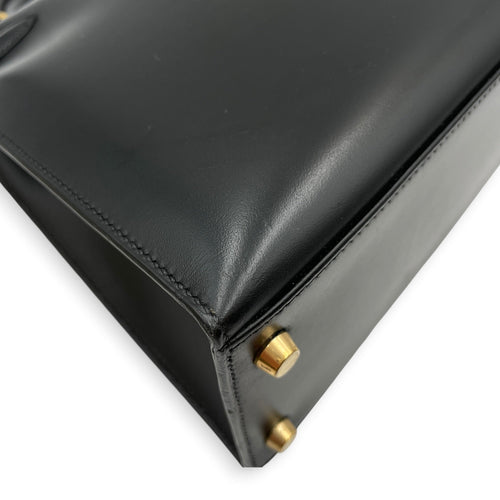 Sellier Kelly 28 Black in Box Gold hardware CL2604-20901 9
