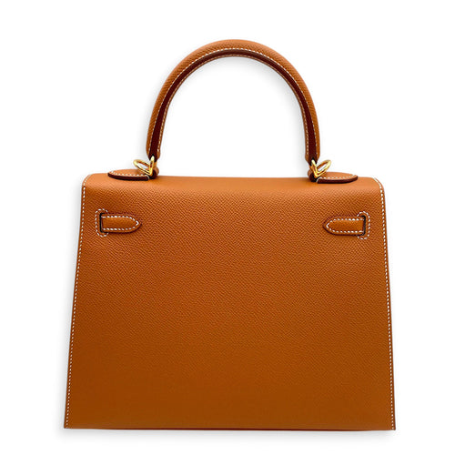 Sellier Kelly 25 Gold in Epsom Gold hardware CL2604-20902 2