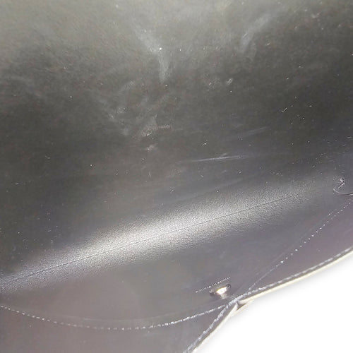 LV x YK Pochette set with Polka Dot Motif Yellow Clutch in Epi Leather Silver hardware