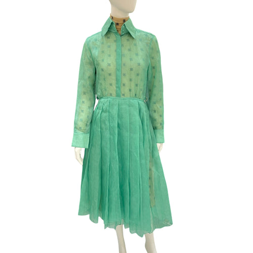 Evening Dress 40 Green Ready-To-Wear in Silk CL2604-20920 3